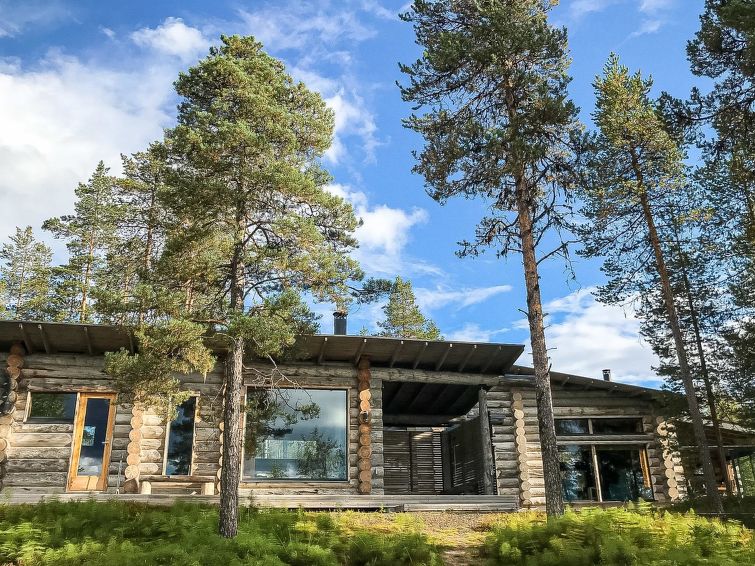 Sauna en rust aan het meer: Vakantiehuis Jussis chalet a in Kuusamo