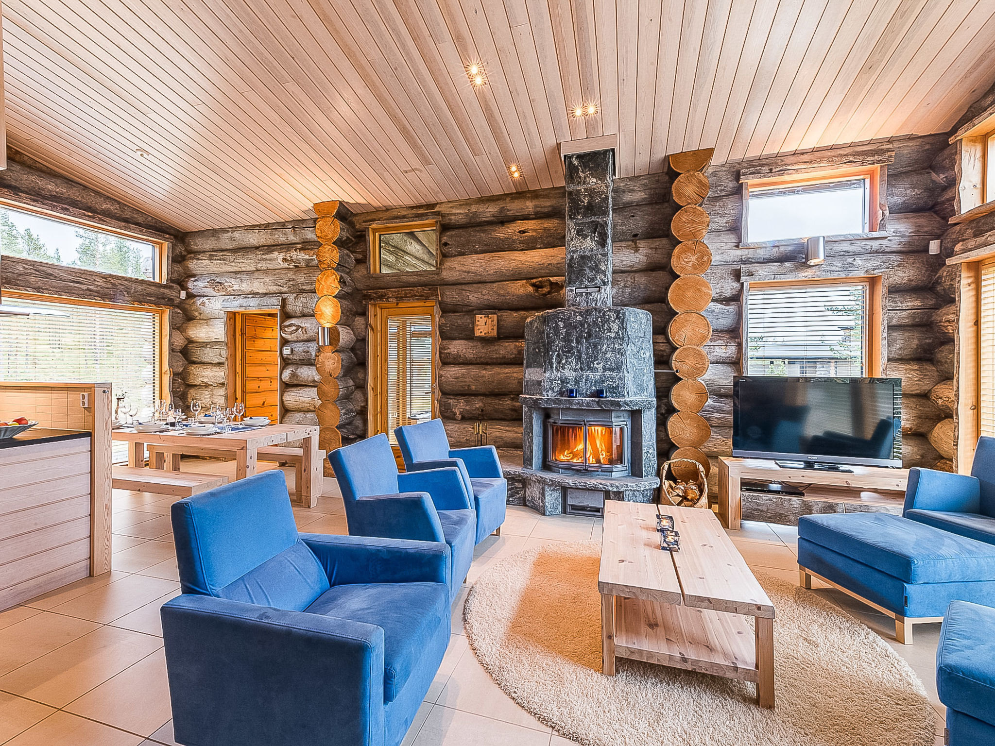 Jussis chalet b - Drinnen