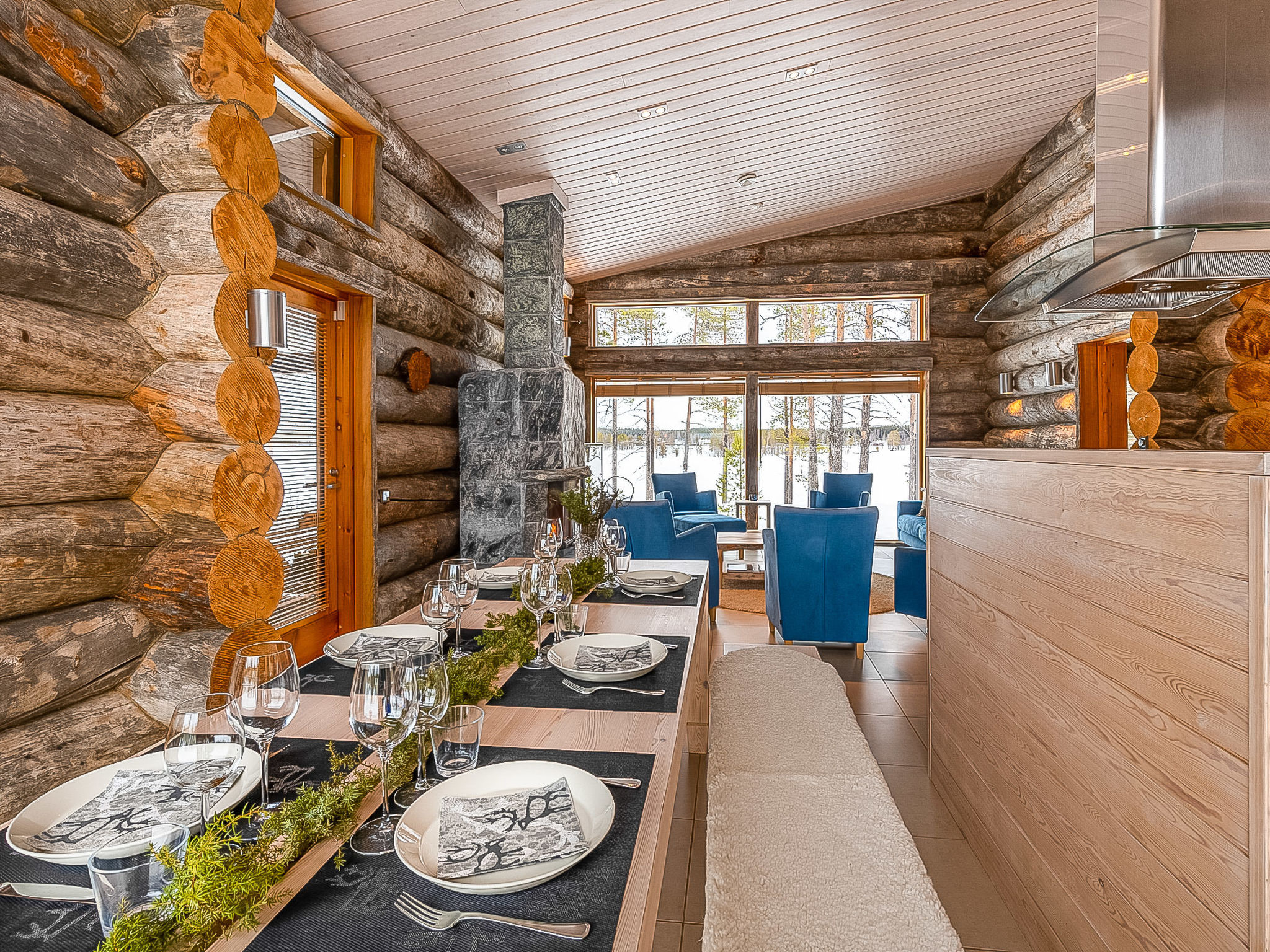 Jussis chalet b - Drinnen