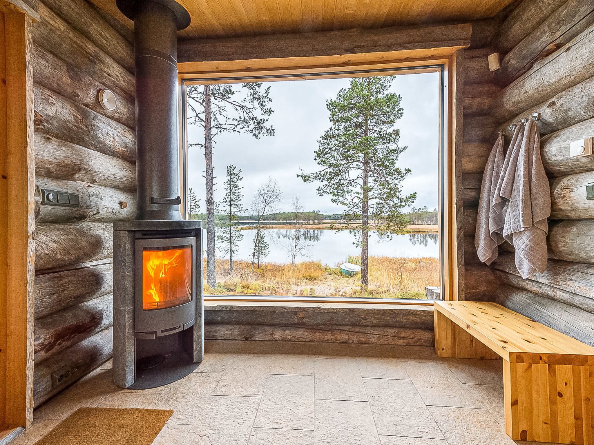 Jussis chalet b - Drinnen