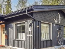 Mustalampi 3 Lintukoto: Knusse Finse cabin aan het meer bij Ruka - thumbnail 1