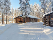 Houten blokhut Janttara direct aan Petäjälampi meer in Kuusamo - thumbnail 3