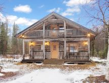 Authentieke blokhut aan het meer in Kuusamo, met sauna en ruimte voor 10 personen - thumbnail 1