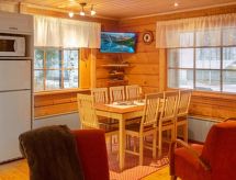 Authentieke blokhut aan het meer in Kuusamo, met sauna en ruimte voor 10 personen - thumbnail 3
