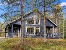 Mäntyrinne: Moderne blokhut aan het Ihtinkimeer bij Ruka, voor 8 personen - thumbnail 1