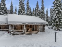 Authentiek Fins blokhutappartement aan het meer bij Ruka, 6 personen - thumbnail 1