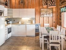 Authentiek Fins blokhutappartement bij Ruka met sauna en meerzicht - thumbnail 5