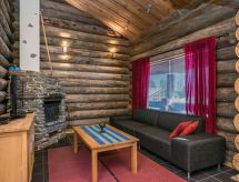 Authentieke blokhut aan het meer bij Ruka – 6 personen, sauna - thumbnail 4