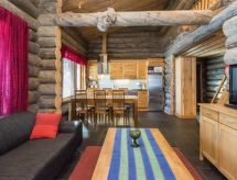 Authentieke blokhut aan het meer bij Ruka – 6 personen, sauna - thumbnail 6