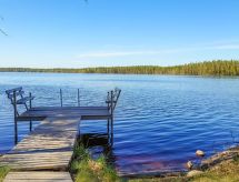 Authentiek Fins blokhut aan het Jokijärvi-meer in Soini - thumbnail 2