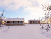 Moderne houten villa met sauna en uitzicht op Saanatunturi - thumbnail 1