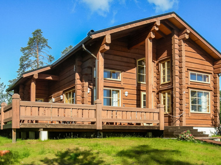 Sfeervol vakantiehuis Aamunkoi aan het Inarijärvi in Inari in Inari
