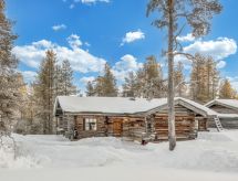 Poromooli A1: Authentiek kelo-houten appartement aan nationaal park in Saariselkä - thumbnail 1