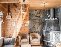 Knus appartement in Saariselkä met sauna, open haard en uitzicht op de bergen - thumbnail 3