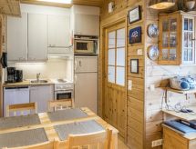 Knus appartement in Saariselkä met sauna, open haard en uitzicht op de bergen - thumbnail 5