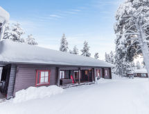 Ruim blokhut voor 8 aan de skipistes van Saariselkä - thumbnail 1