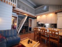 Tunturikoivu a2: Sauna-appartement bij Saariselkä met uitzicht op bergen en meer - thumbnail 5