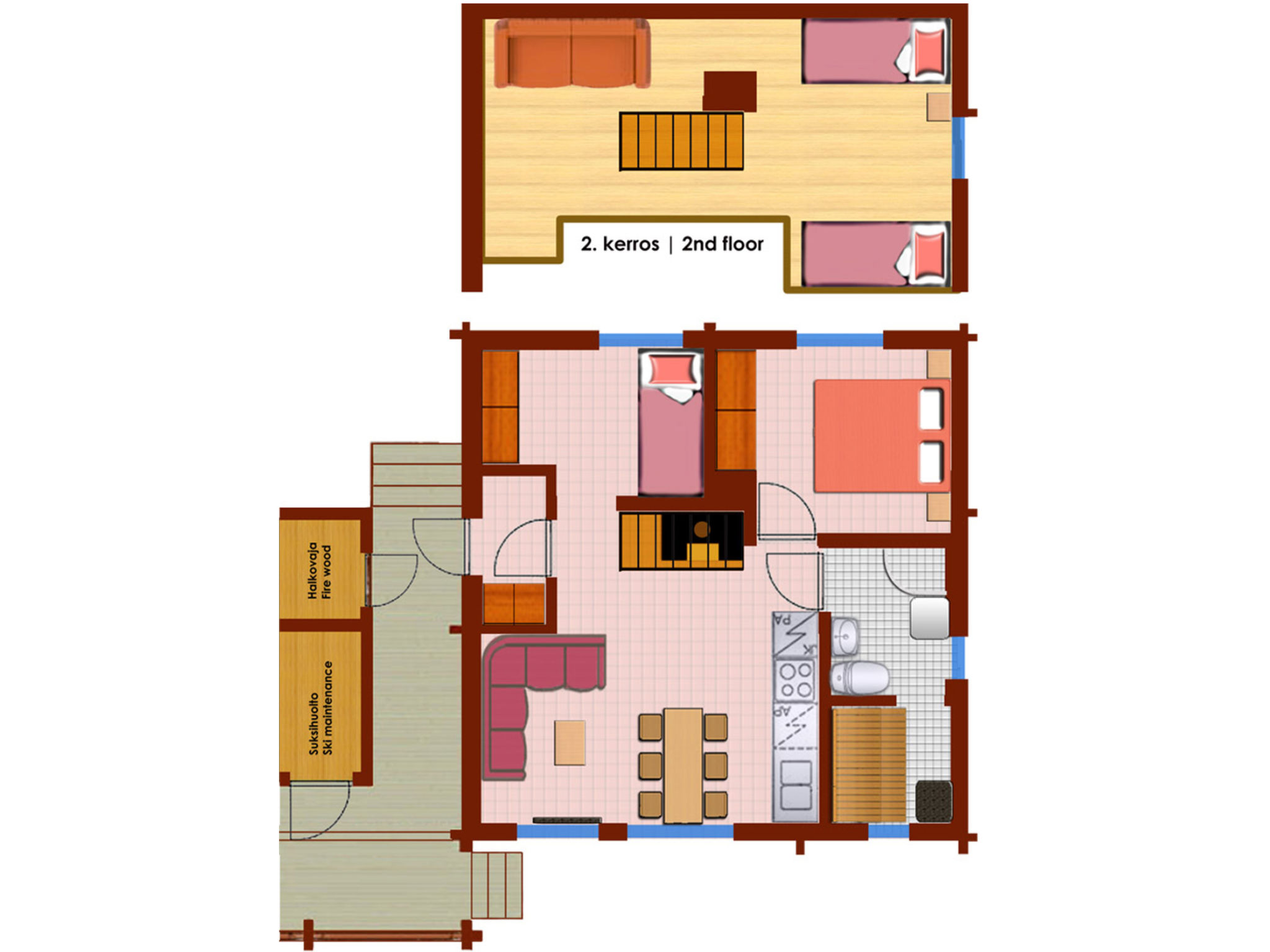 Appartement Tunturikoivu a2 – Intérieur, photo 25 sur 48