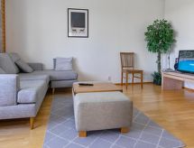 Saariselkä appartement met sauna, 550m van meer en vlakbij diensten - thumbnail 4