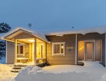 Houten cabine Nirvana aan het meer van Sevettijärvi in Lapland, 6 personen - thumbnail 2