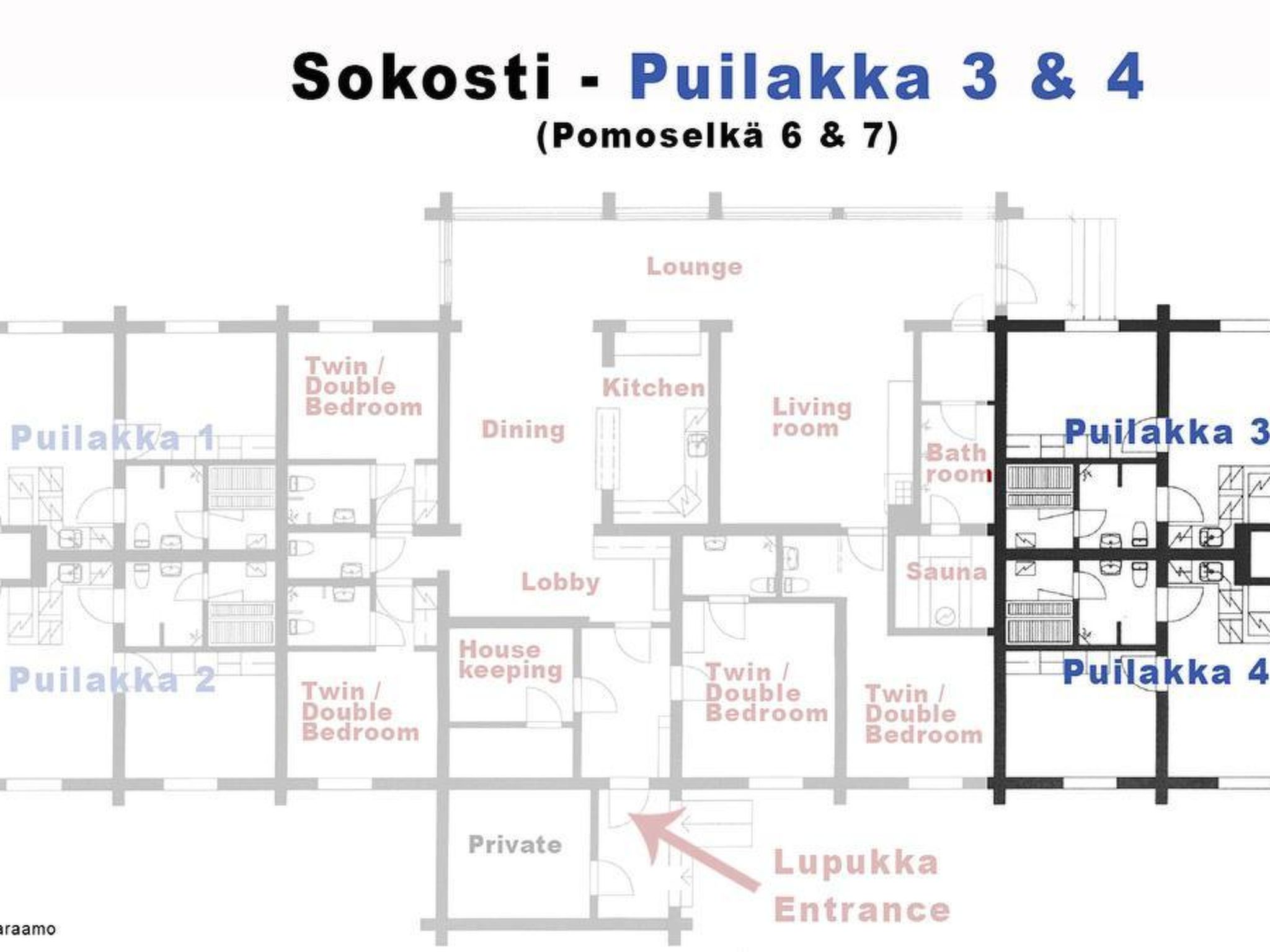 Appartement Sokosti - puilakka 3 – Intérieur, photo 15 sur 16