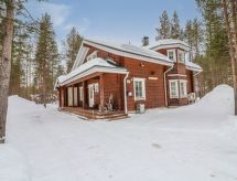 Villa Kätkänkierros: Ruim vakantiehuis aan meer in de bergen bij Levi - thumbnail 1