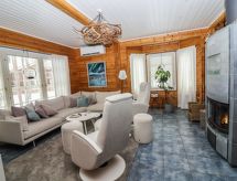 Villa Kätkänkierros: Ruim vakantiehuis aan meer in de bergen bij Levi - thumbnail 4