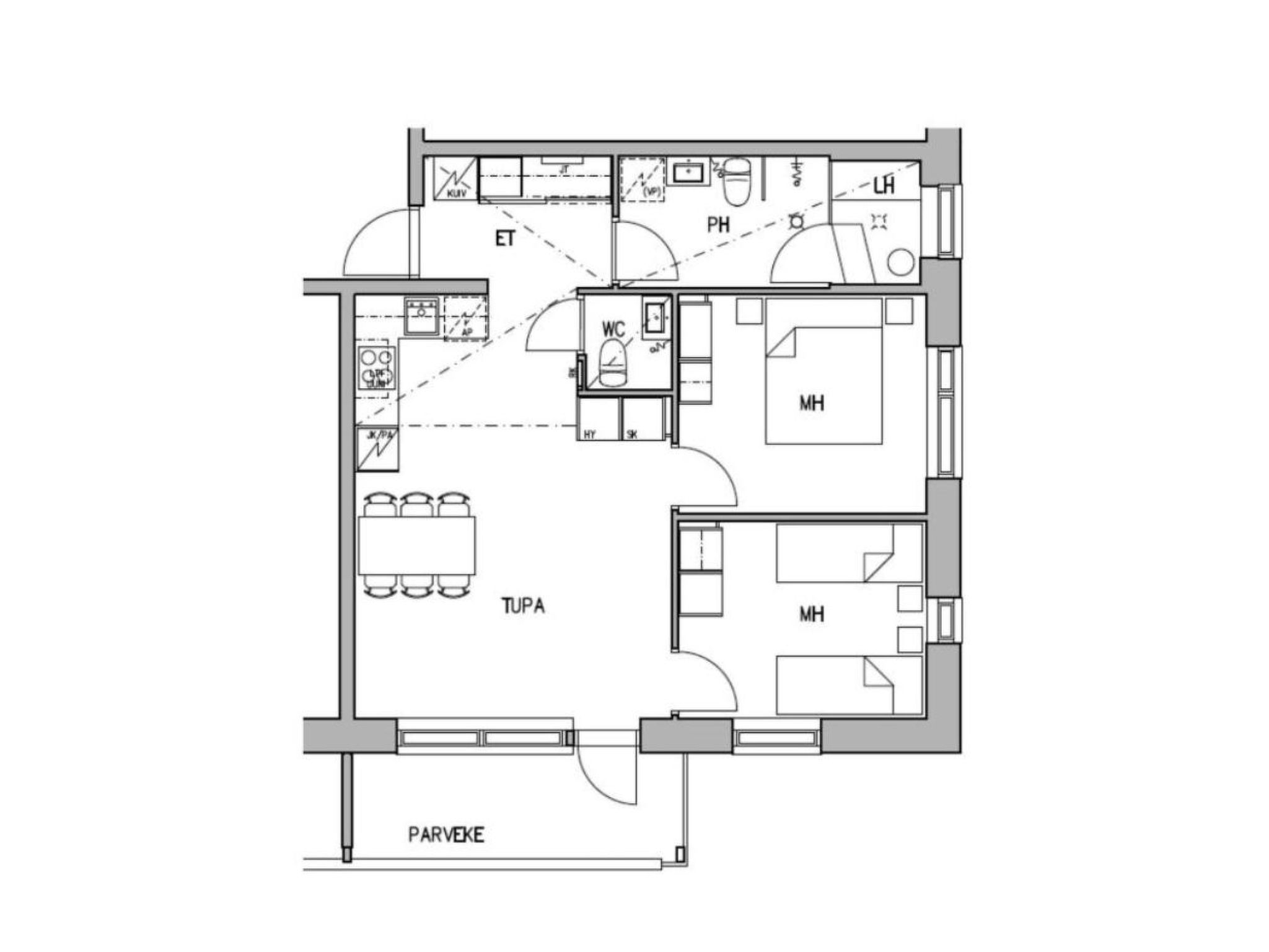 Levin kunkku c6-Inside
