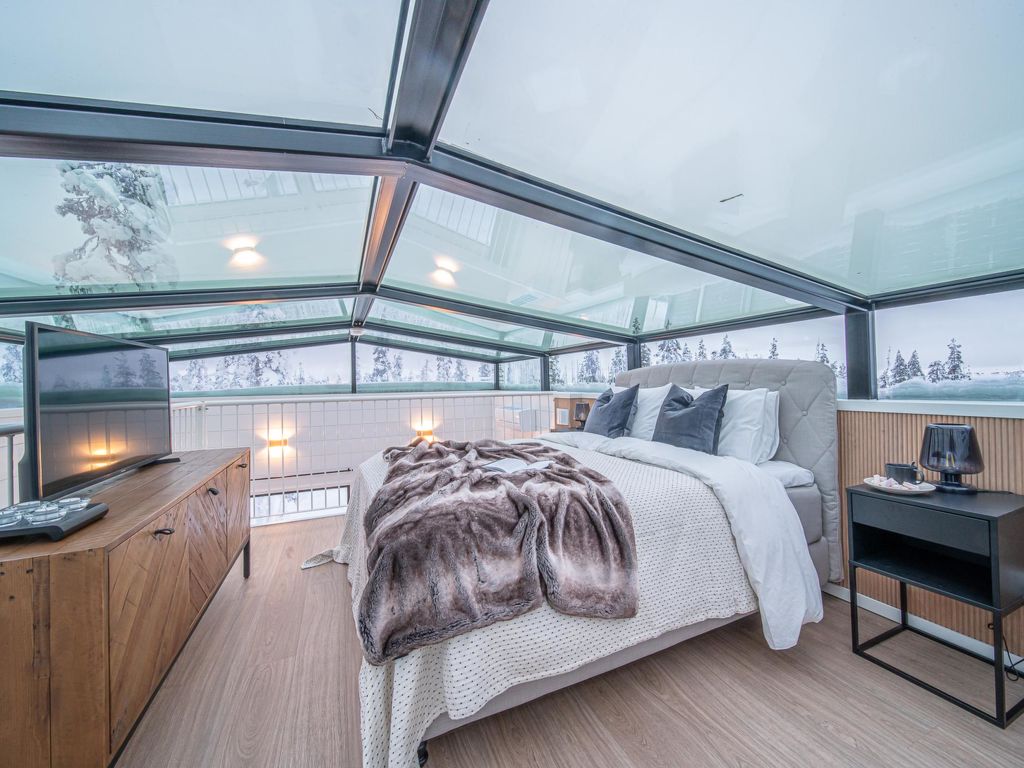Vakantiehuis Levi sky iglo incl. hot tub in Finland