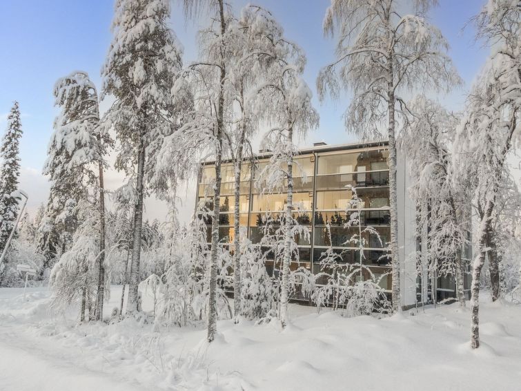 Modern holiday apartment near the South and West Slopes in Levi. Southpoint 800 m, Westpoint 700 m. Ground-floor apartment in a building built in 2022.
Located in the Levi tourist center in Tieva dis..
