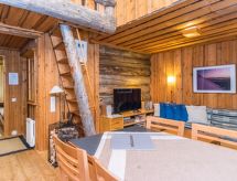 Authentiek blokhutappartement aan de skipiste in Pyhä, Lapland - thumbnail 3