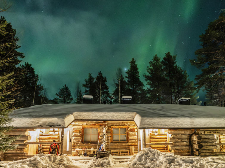 Aan de piste: Gezellig vakantiehuis Luppokero 3 in Pelkosenniemi in Pelkosenniemi