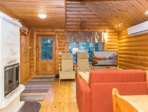 Kuukkelin tupa 2: Authentiek blokhut in Fins Lapland met sauna - thumbnail 5