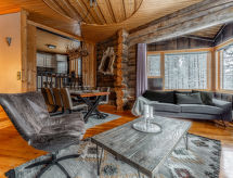 Luxe blokhut Kultahippu met uitzicht op Pyhätunturi in Fins Lapland - thumbnail 4