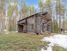 Architectonisch vakantiehuis aan het meer bij Pyhätunturi, Lapland - thumbnail 1