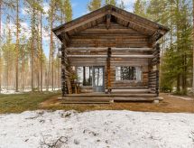 Architectonisch vakantiehuis aan het meer bij Pyhätunturi, Lapland - thumbnail 6