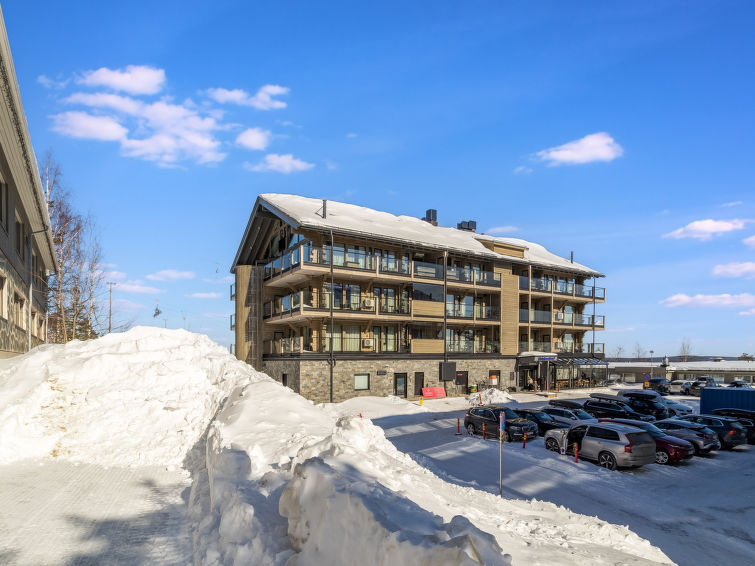 Aan de piste: Modern vakantiehuis Uniikki 75 in Pelkosenniemi in Pelkosenniemi