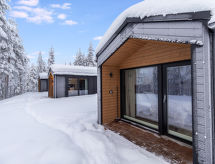 Knusse nieuwbouw cabine aan de voet van Pyhä, 2,5 km tot de pistes - thumbnail 3