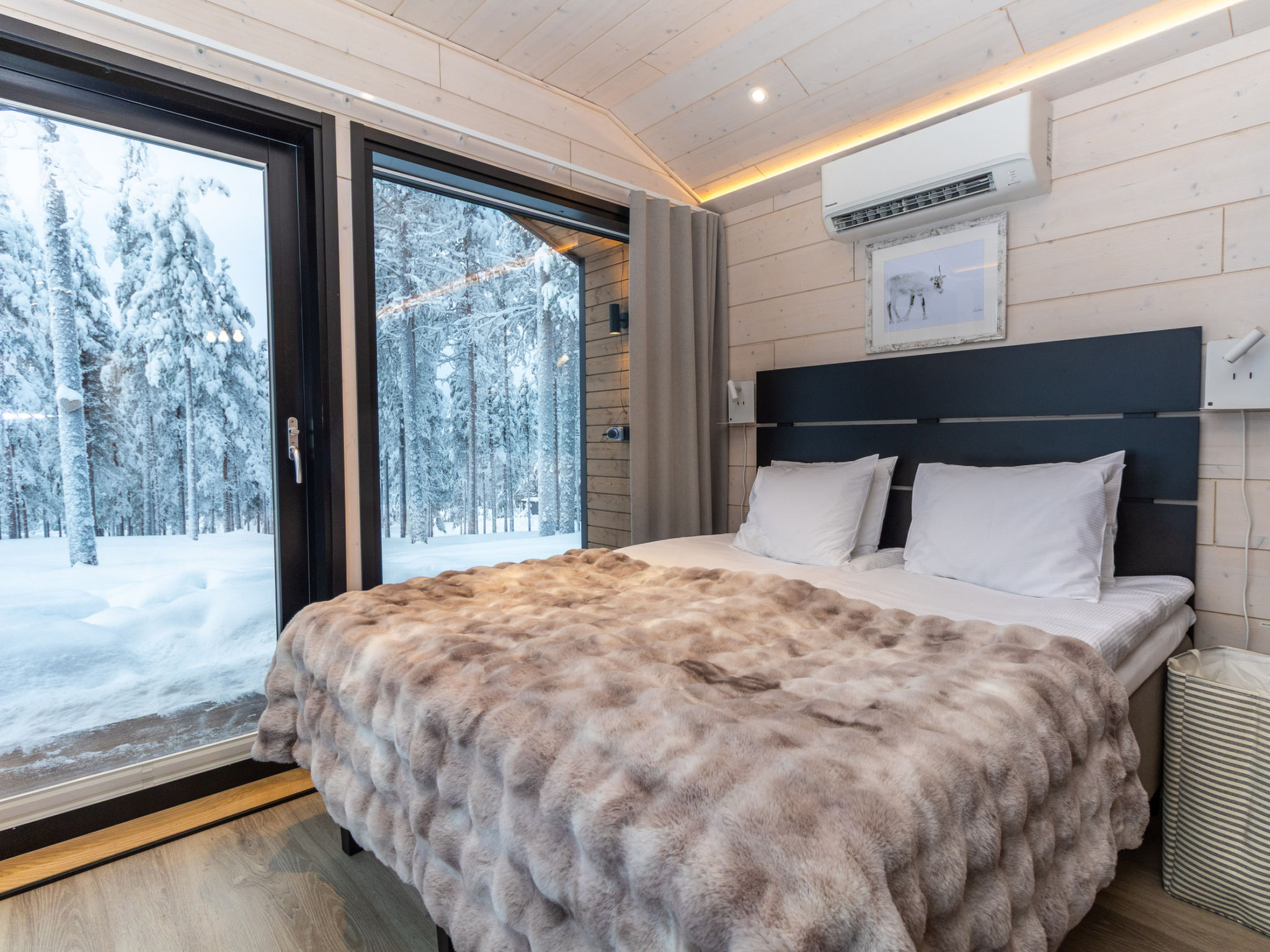 Knusse nieuwbouw cabine aan de voet van Pyhä, 2,5 km tot de pistes - foto 5