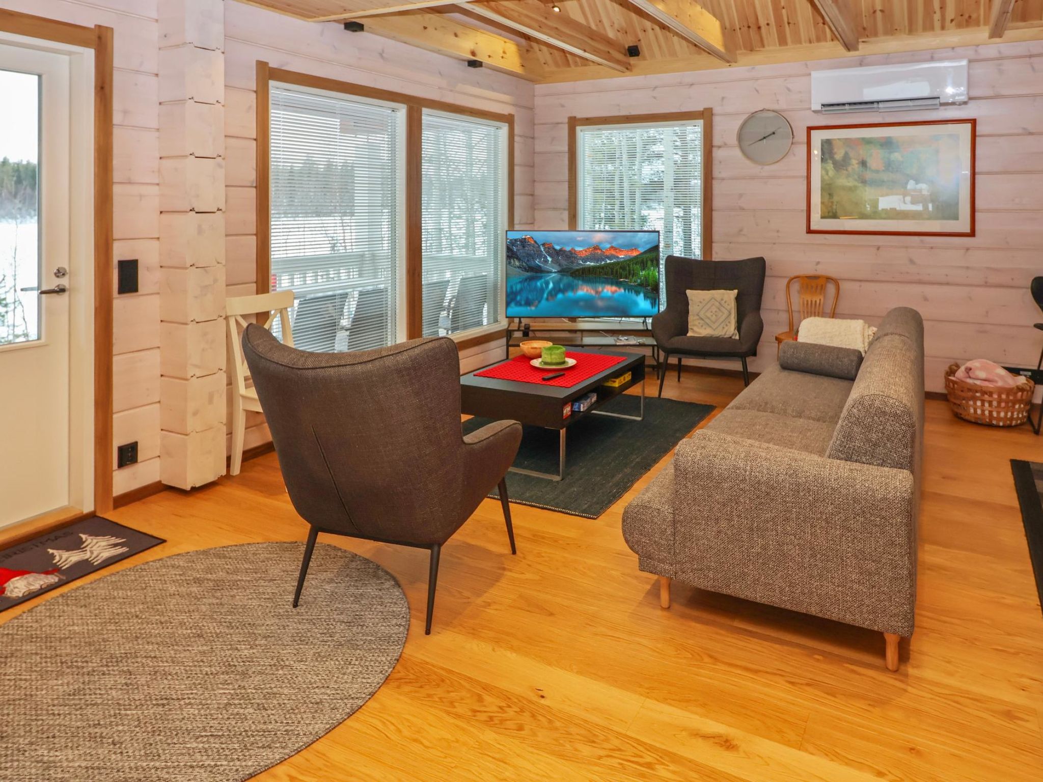 Huvila tornionjoen rannalla-Binnen