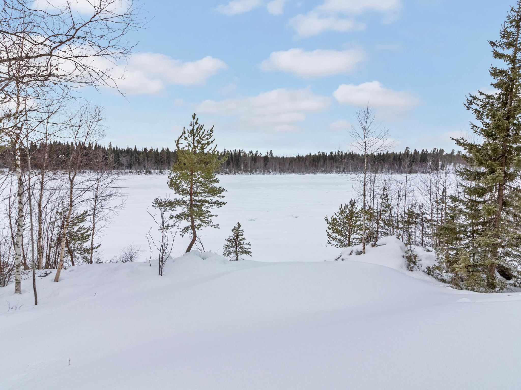 Huvila tornionjoen rannalla-Binnen