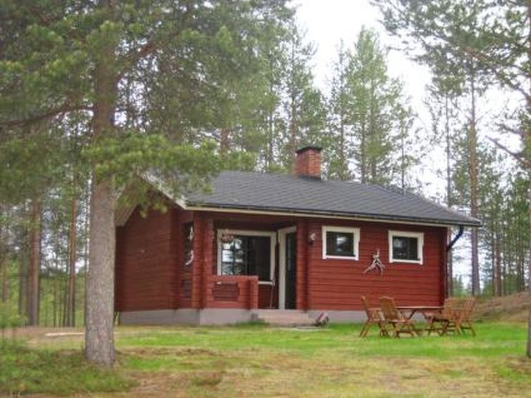 Aan het meer: Sfeervol vakantiehuis Takaharju in Posio in Posio