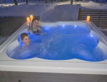 Uniek verblijf met sauna-cabin en drijvende iglo aan meer bij Rovaniemi - thumbnail 4