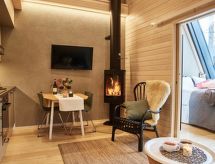 Romantisch appartement met sauna en panoramisch dakraam in Santa Claus Village - thumbnail 1