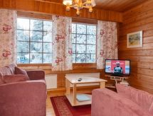 Knusse blokhut Susitupa 6 bij het meer in Salla, Lapland - thumbnail 3