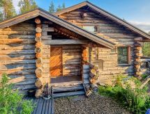 Knus blokhutappartement aan de skipiste bij het meer in Salla, Lapland - thumbnail 4