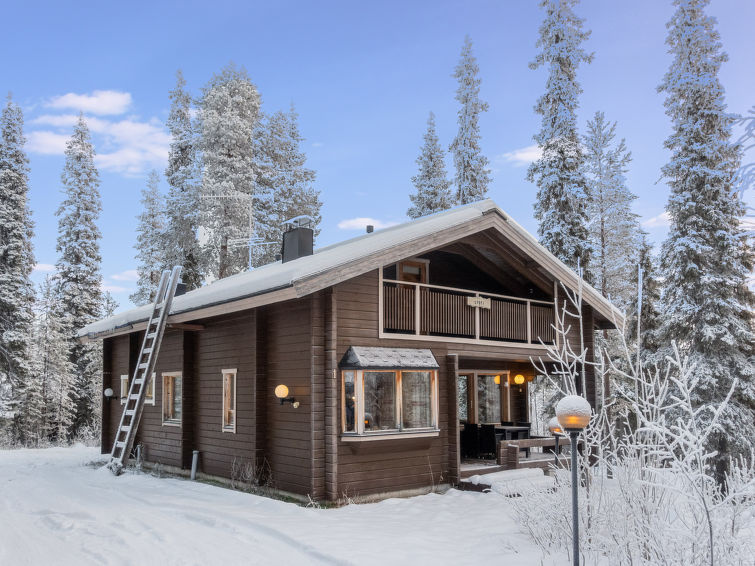 Op 1,5 km van de piste: ruim vakantiehuis Lysti in Salla in Salla