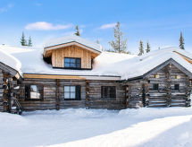 Authentiek blokhutappartement aan de skipiste in Luosto, Lapland - thumbnail 1