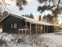 Ruim vakantiehuis aan de Inarijoki rivier met sauna en uitzicht op Noorwegen - thumbnail 2