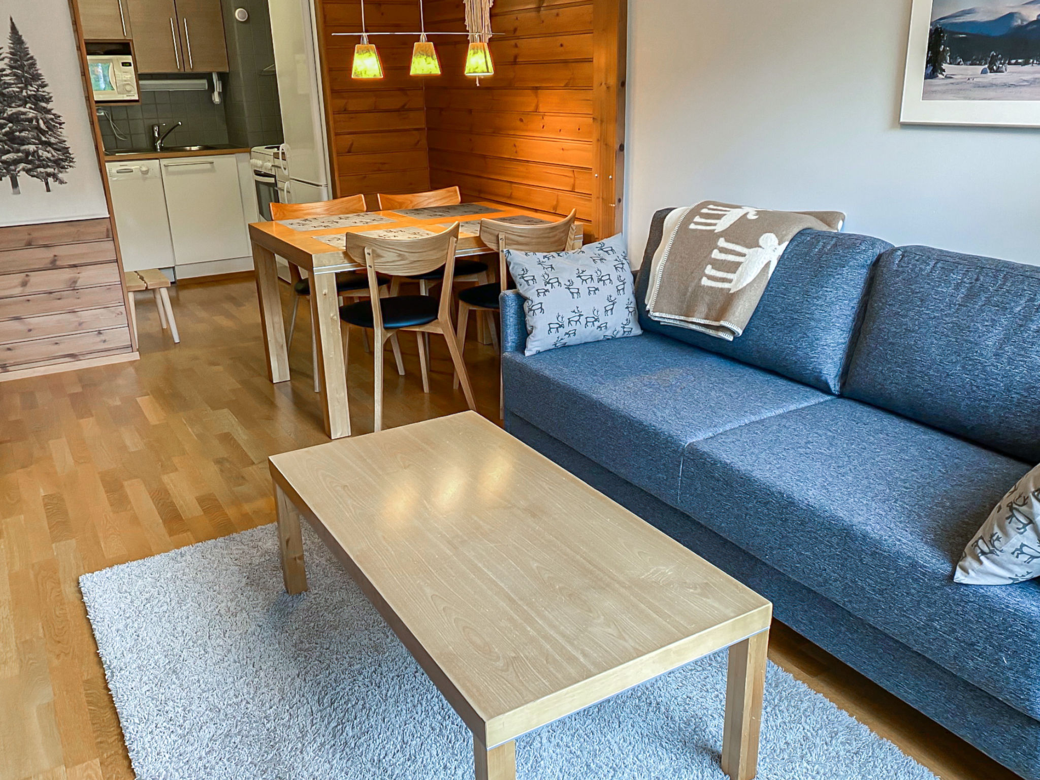 Appartement Ylläs chalets a307 – Intérieur, photo 5 sur 14